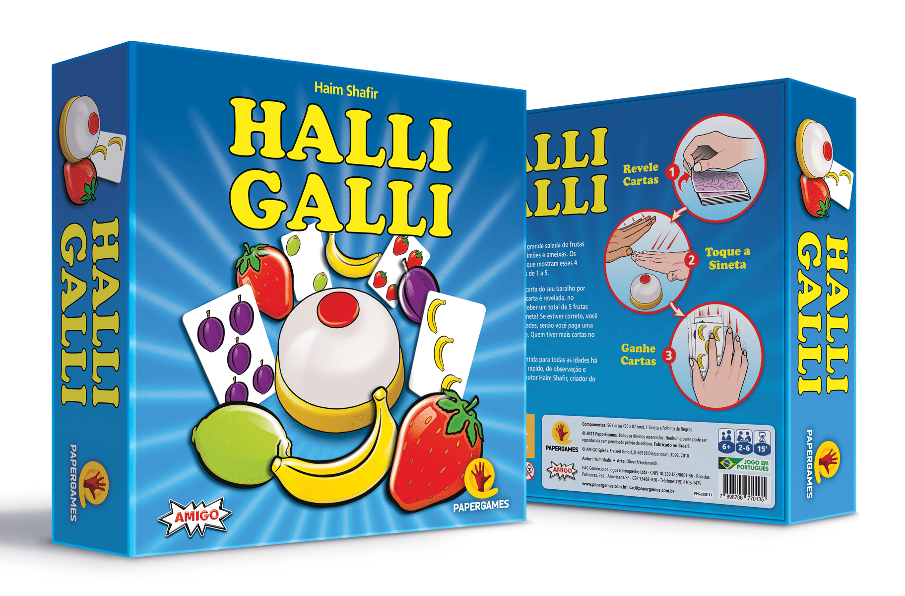 Halli Galli - Jogo De Cartas - A Casinha Brinquedos