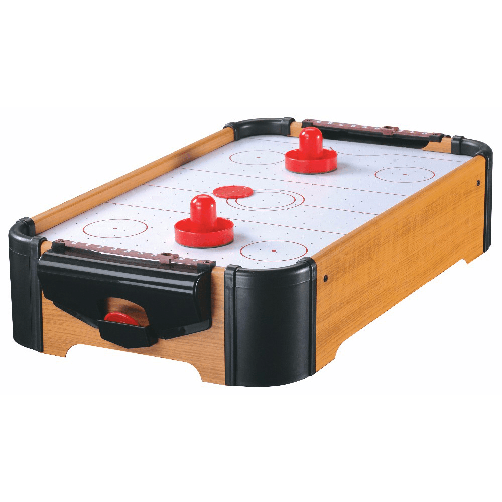 Mini Mesa Hockey Brinquedo Róquei Madeira Jogo de Tabuleiro Infantil