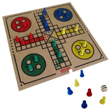 Damas e Ludo - Jogo de Tabuleiro - Ioiô de Pano Brinquedos Educativos