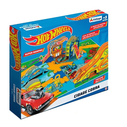 Pista Hot Wheels Cidade Tubarão - Xalingo