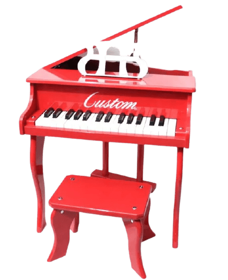 piano infantil vermelho