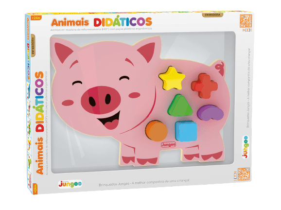 Jogo Educativo As Vogais Dos Animais 10 Pecas +3 Anos – Papelaria Pigmeu