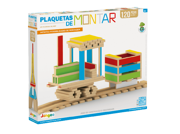 Plaquetas de Montar - 80 peças