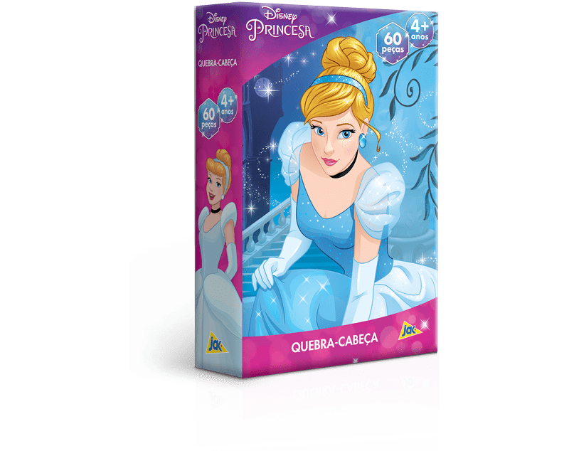 Quebra-Cabeça Grandão - Princesas Disney - 48 Peças - Toyster