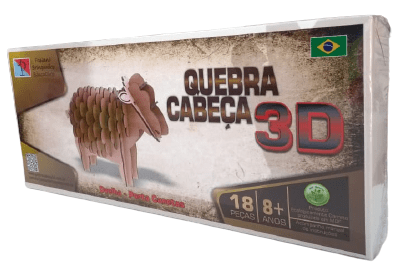 PORTA CANETAS - QUEBRA CABEÇA 3D - OVELHA